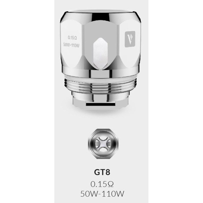 Coil - GT8 Core 0,15 Ohm (60-110W) - Vaporesso (pack de 3)