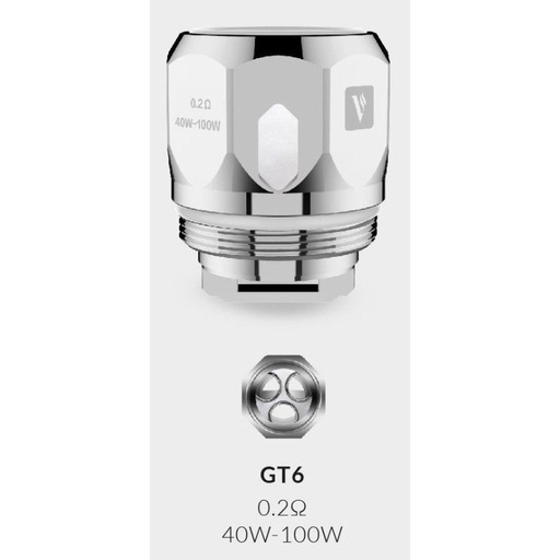 Coil - GT6 Core 0.2 Ohm (40-100W) - Vaporesso (pack de 3)