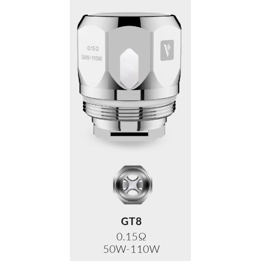 Coil - GT8 Core 0,15 Ohm (60-110W) - Vaporesso (pack de 3)